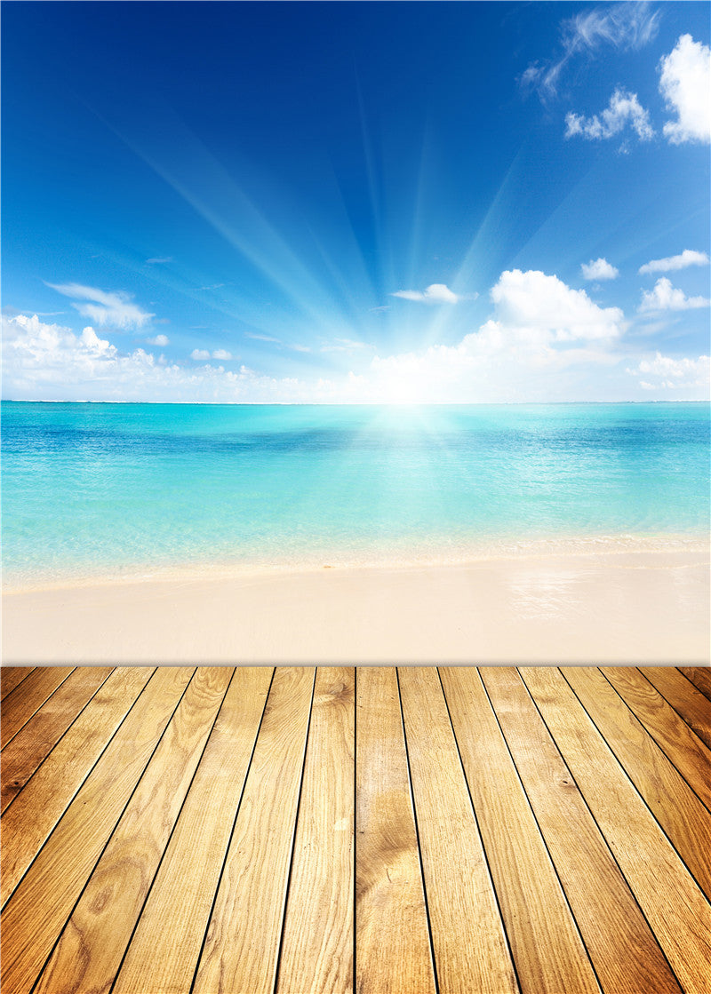 Photography Backdrops Children Wooden Floor Background for Studio Vinyl 5x7FT