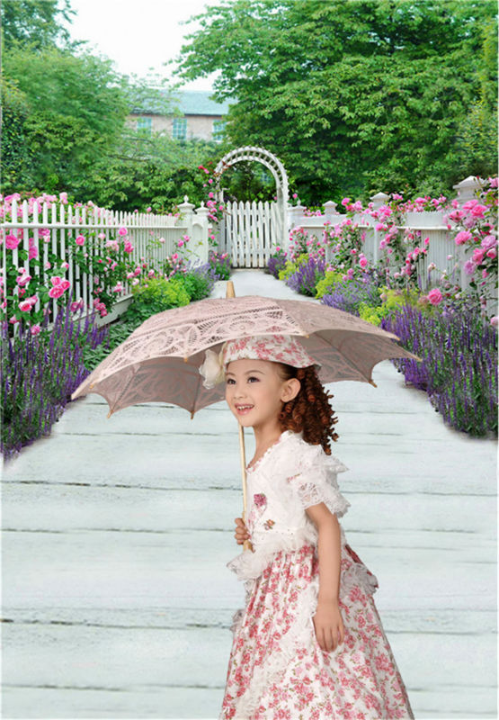 Flowers Photography Backdrops Romantic Wedding Background Photo Prop Vinyl 5x7FT