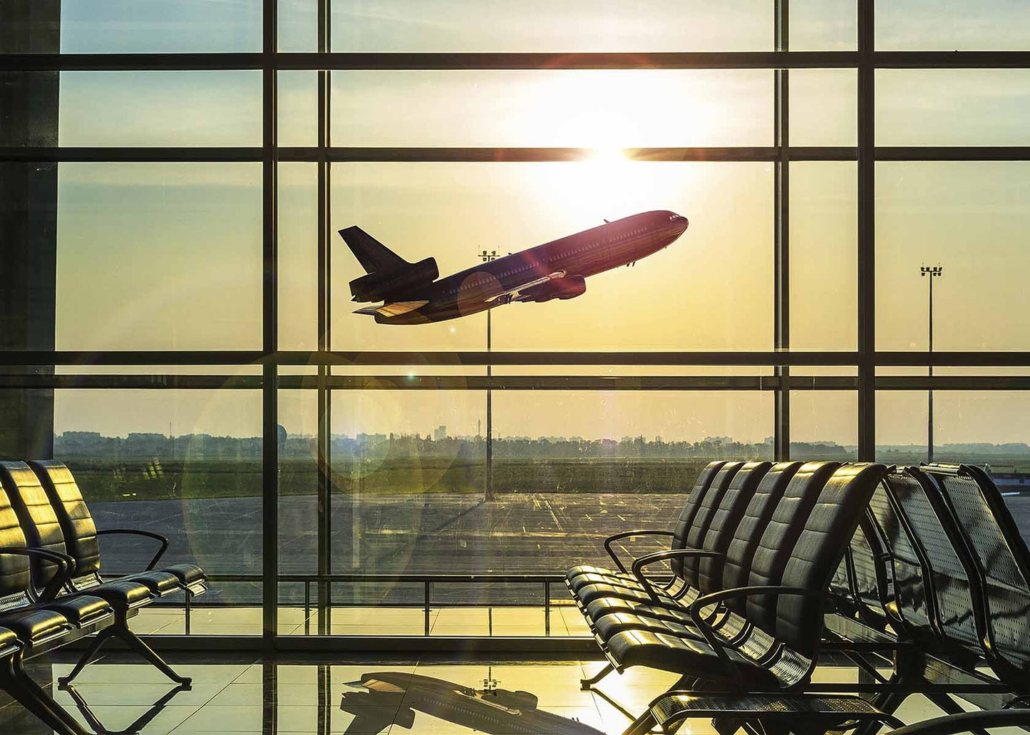 Vinyl Airport Photography Backdrop Studio Photo Props Background for Decoration
