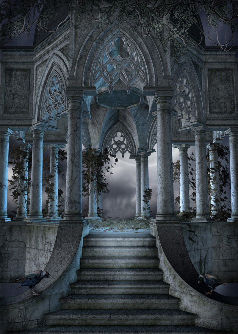 Photo Backdrops Castle Vinyl 5x7FT Photo Props Children Photography Background