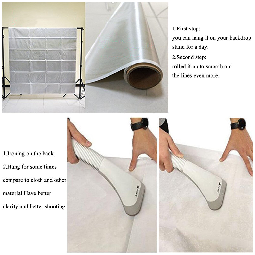 Art Studio Christmas Outside The Window Full Moon Scene Photography Background