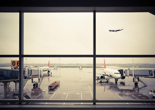 Airport Lounge Photography Backdrop Great for Studio Vinyl Background Photo Prop