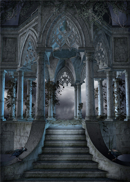 Photo Backdrops Castle Vinyl 5x7FT Photo Props Children Photography Background